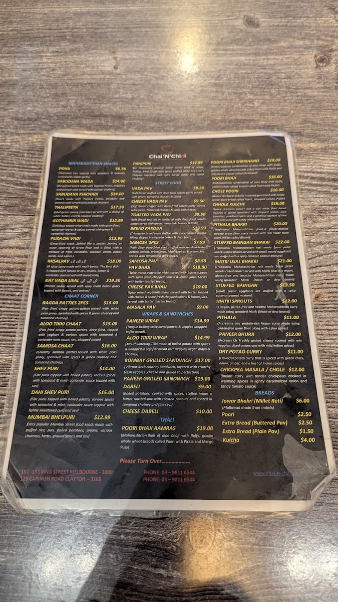 Menu Chai 'n' Chilli-1